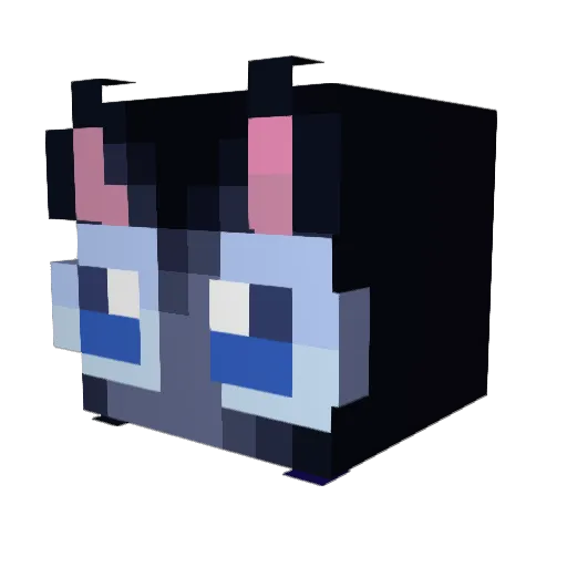 rustychaostic Minecraft avatar head, 3D render