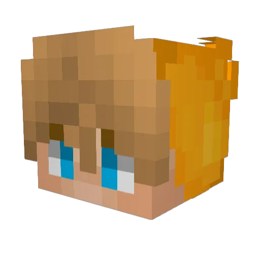 rustyleap Minecraft avatar head, 3D render