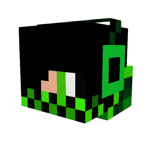 rutanturtle Minecraft avatar head, 3D render