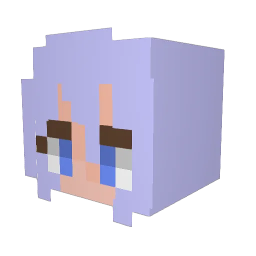 ruto3132 Minecraft avatar head, 3D render