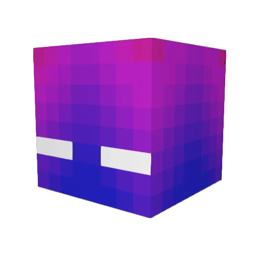 rutyca Minecraft avatar head, 3D render