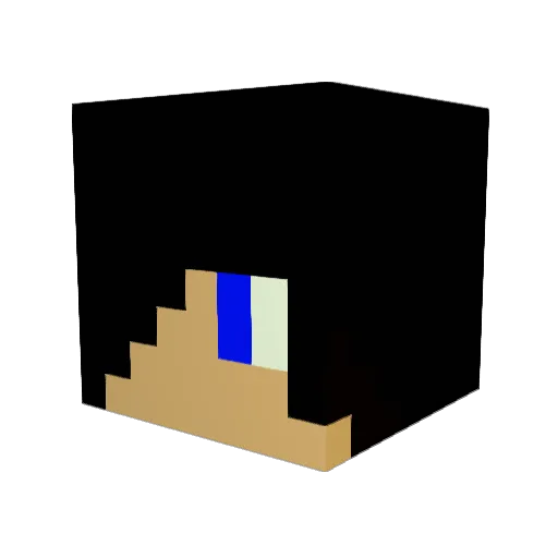 ruud1966 Minecraft avatar head, 3D render