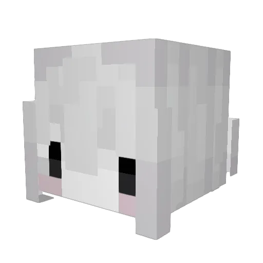 ruuuvi Minecraft avatar head, 3D render