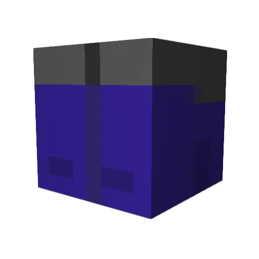ruuven4 Minecraft avatar head, 3D render