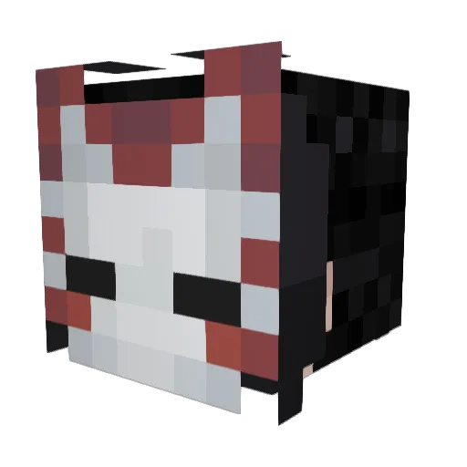 ruuvnge Minecraft avatar head, 3D render