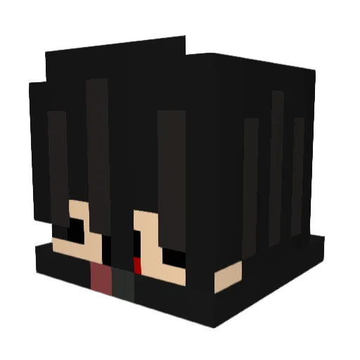 ruvin Minecraft avatar head, 3D render