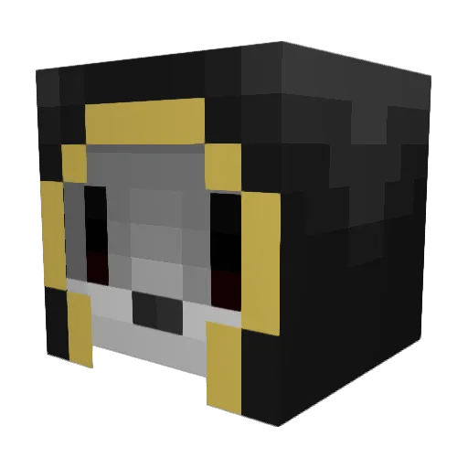 ruvxl Minecraft avatar head, 3D render
