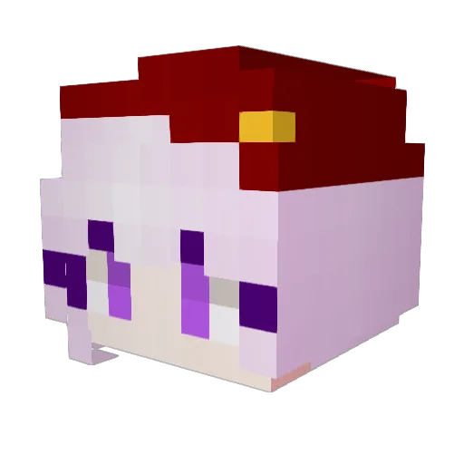 ruyari1024 Minecraft avatar head, 3D render