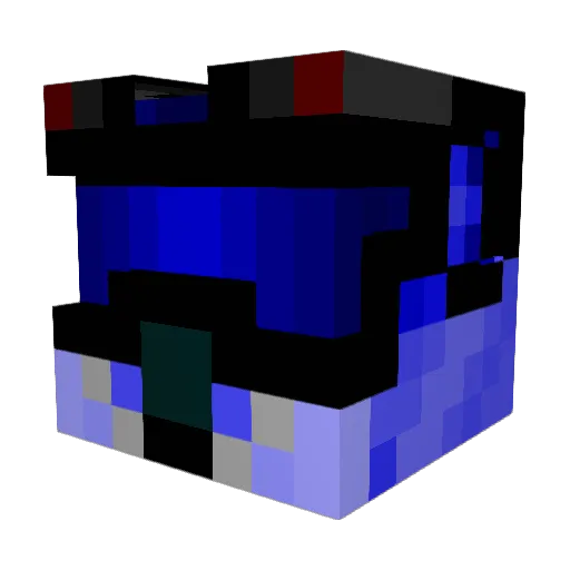 ruye886 Minecraft avatar head, 3D render