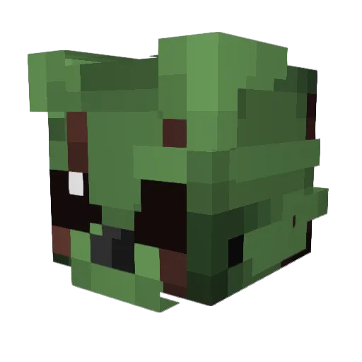 ruzgar420 Minecraft avatar head, 3D render