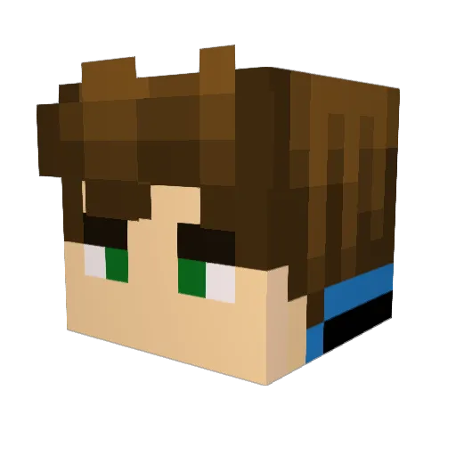 ruzgarimo13 Minecraft avatar head, 3D render