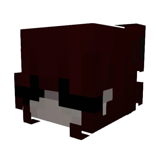 rv6y Minecraft avatar head, 3D render