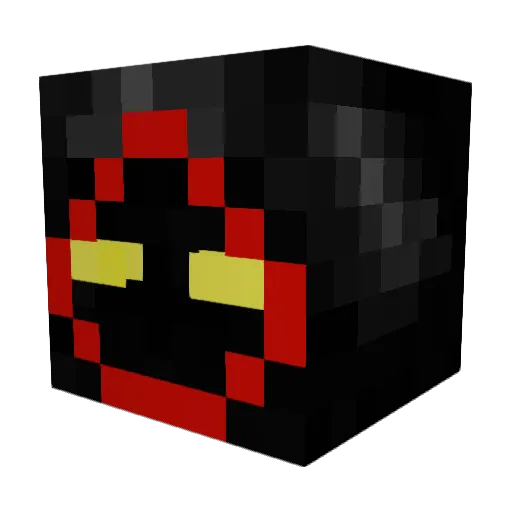 rvager Minecraft avatar head, 3D render