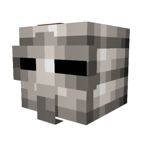 rvcadalac Minecraft avatar head, 3D render