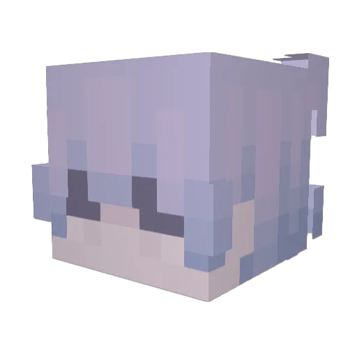 rvdiohead Minecraft avatar head, 3D render