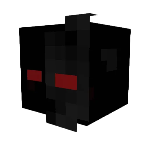 rvlion Minecraft avatar head, 3D render
