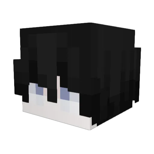 rvlphee Minecraft avatar head, 3D render