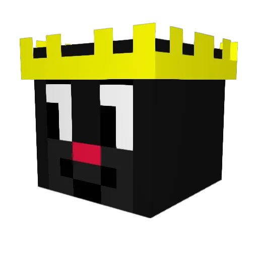 rvsina Minecraft avatar head, 3D render
