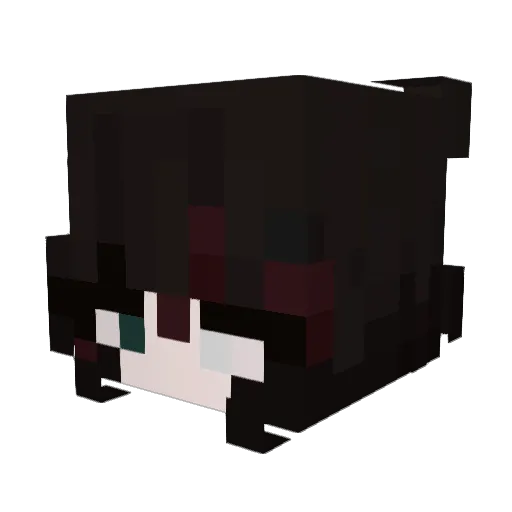 rvst1 Minecraft avatar head, 3D render