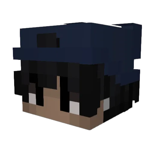 rvstiii Minecraft avatar head, 3D render