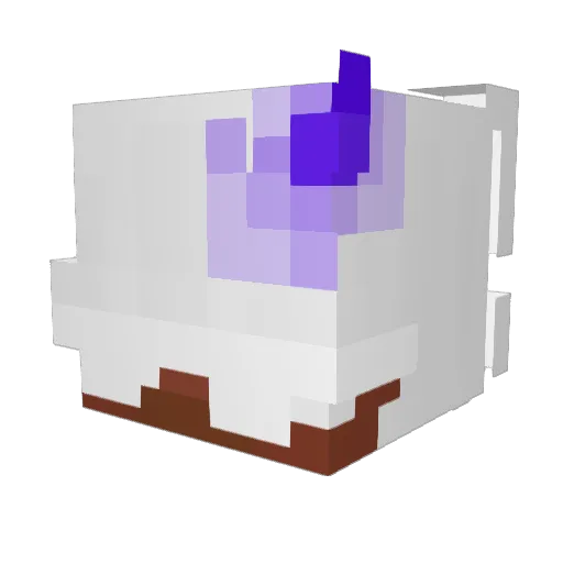 rvwyz Minecraft avatar head, 3D render