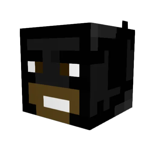 rwar1 Minecraft avatar head, 3D render