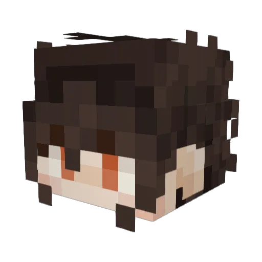 rwcaj12 Minecraft avatar head, 3D render
