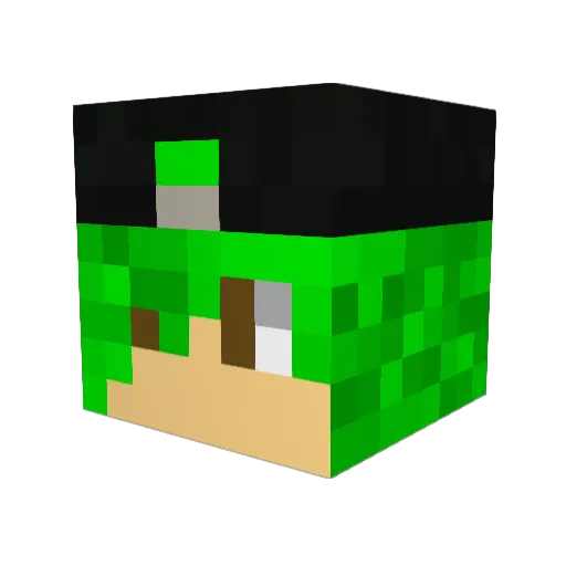 rwdj98 Minecraft avatar head, 3D render