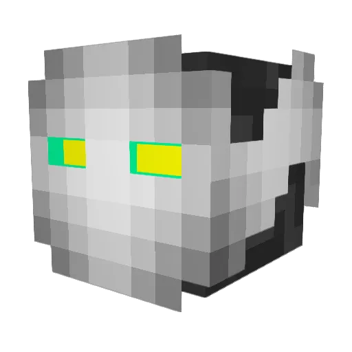 rwdw Minecraft avatar head, 3D render