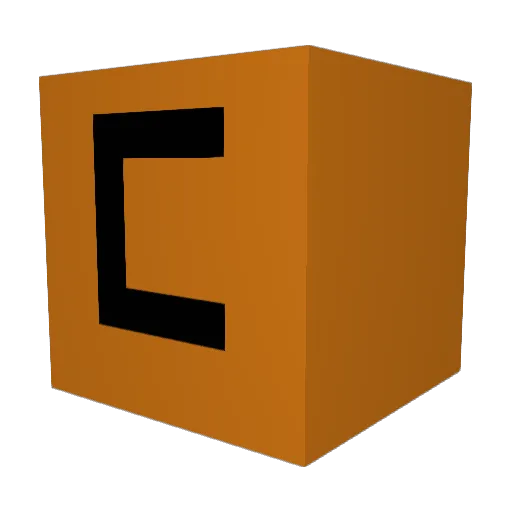 rwrst Minecraft avatar head, 3D render