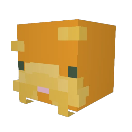 rxKronic Minecraft avatar head, 3D render