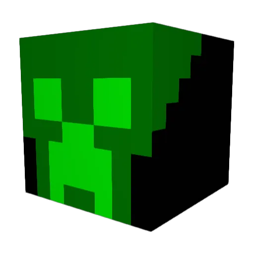 rxandy Minecraft avatar head, 3D render
