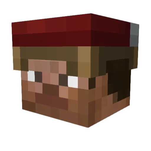 rxbin63 Minecraft avatar head, 3D render