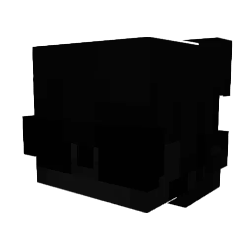 rxfxssj Minecraft avatar head, 3D render