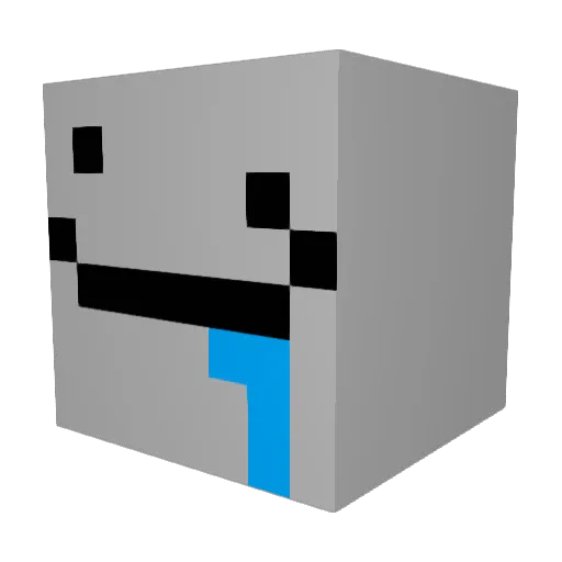 rxgesolos Minecraft avatar head, 3D render