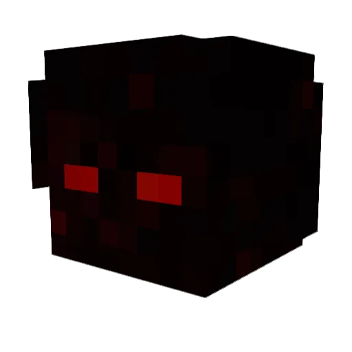 rxiyu Minecraft avatar head, 3D render