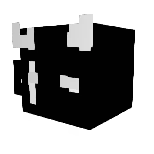 rxj Minecraft avatar head, 3D render