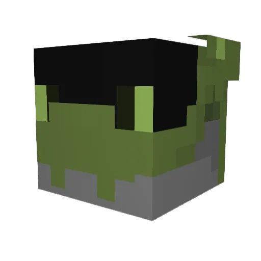 rxjgamer Minecraft avatar head, 3D render
