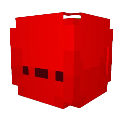 rxnzaki Minecraft avatar head, 3D render