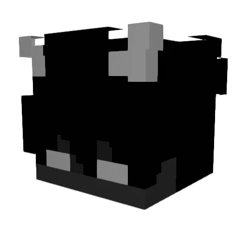 rxqnx00 Minecraft avatar head, 3D render