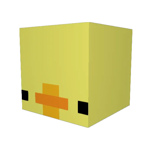 rxt1 Minecraft avatar head, 3D render
