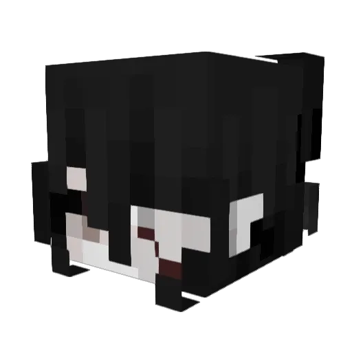 rxvn_ Minecraft avatar head, 3D render