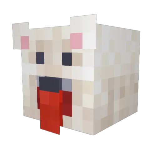rxydaalarez Minecraft avatar head, 3D render