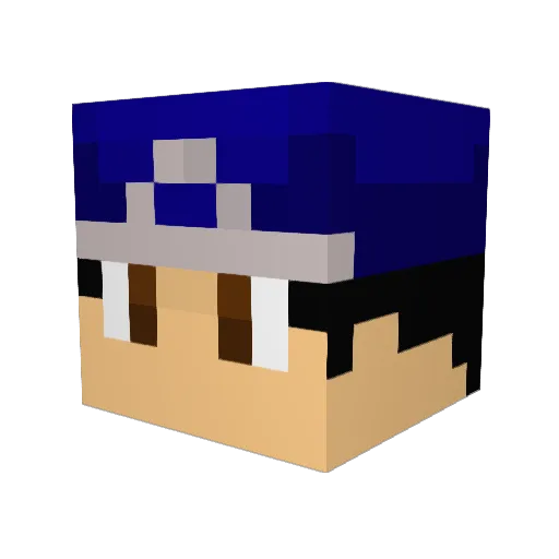 ry5no Minecraft avatar head, 3D render