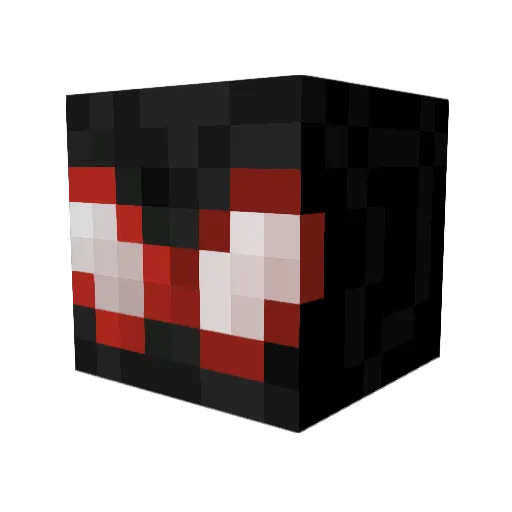 ry711q Minecraft avatar head, 3D render