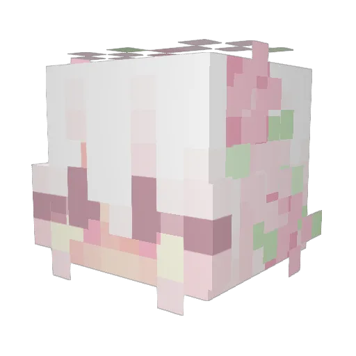 ryajhin Minecraft avatar head, 3D render
