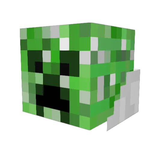 ryam105 Minecraft avatar head, 3D render