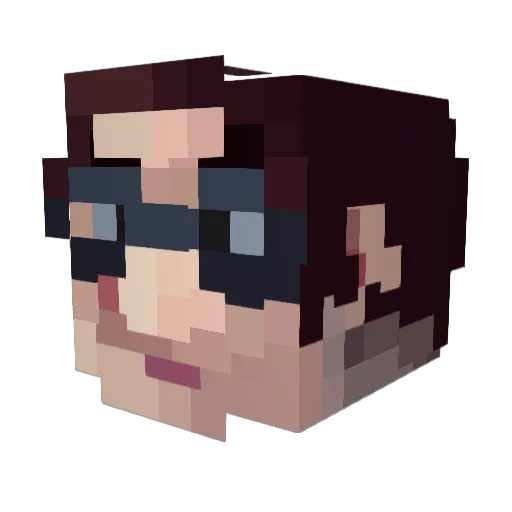 ryan0922 Minecraft avatar head, 3D render