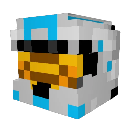 ryan1677 Minecraft avatar head, 3D render