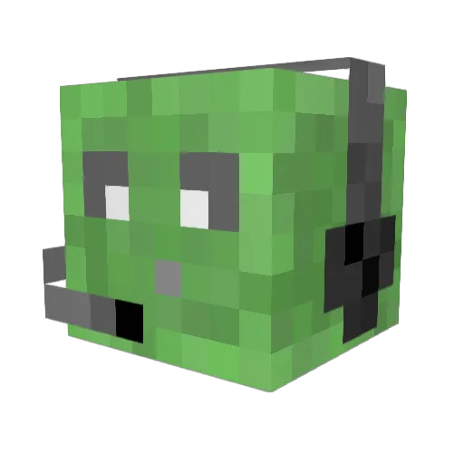 ryan4585 Minecraft avatar head, 3D render